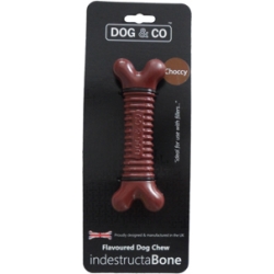 Dog & Co Dental Chew Small Bone Chocolate 5 Inch Hem & Boo